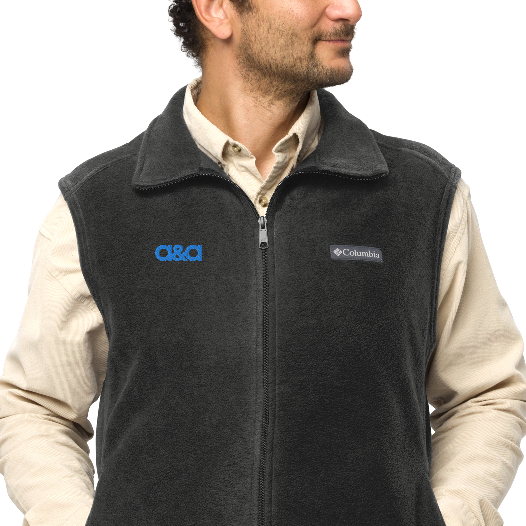 Men's Columbia Fleece Vest  A&A Elevated Facility Solutions